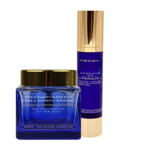 Månedens Disk Tilbud - transparant Collagen Mask & Essence de Beaute